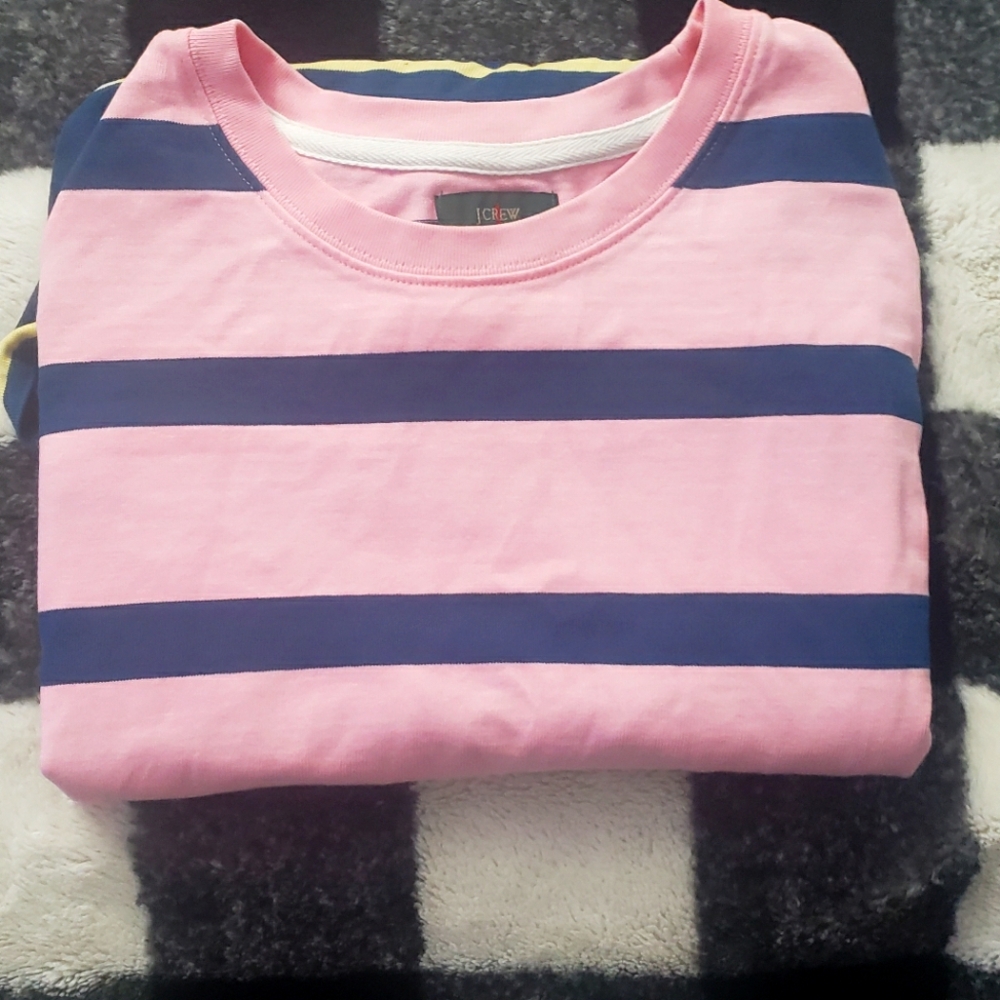 j. Crew. long sleeve striped t shirt.